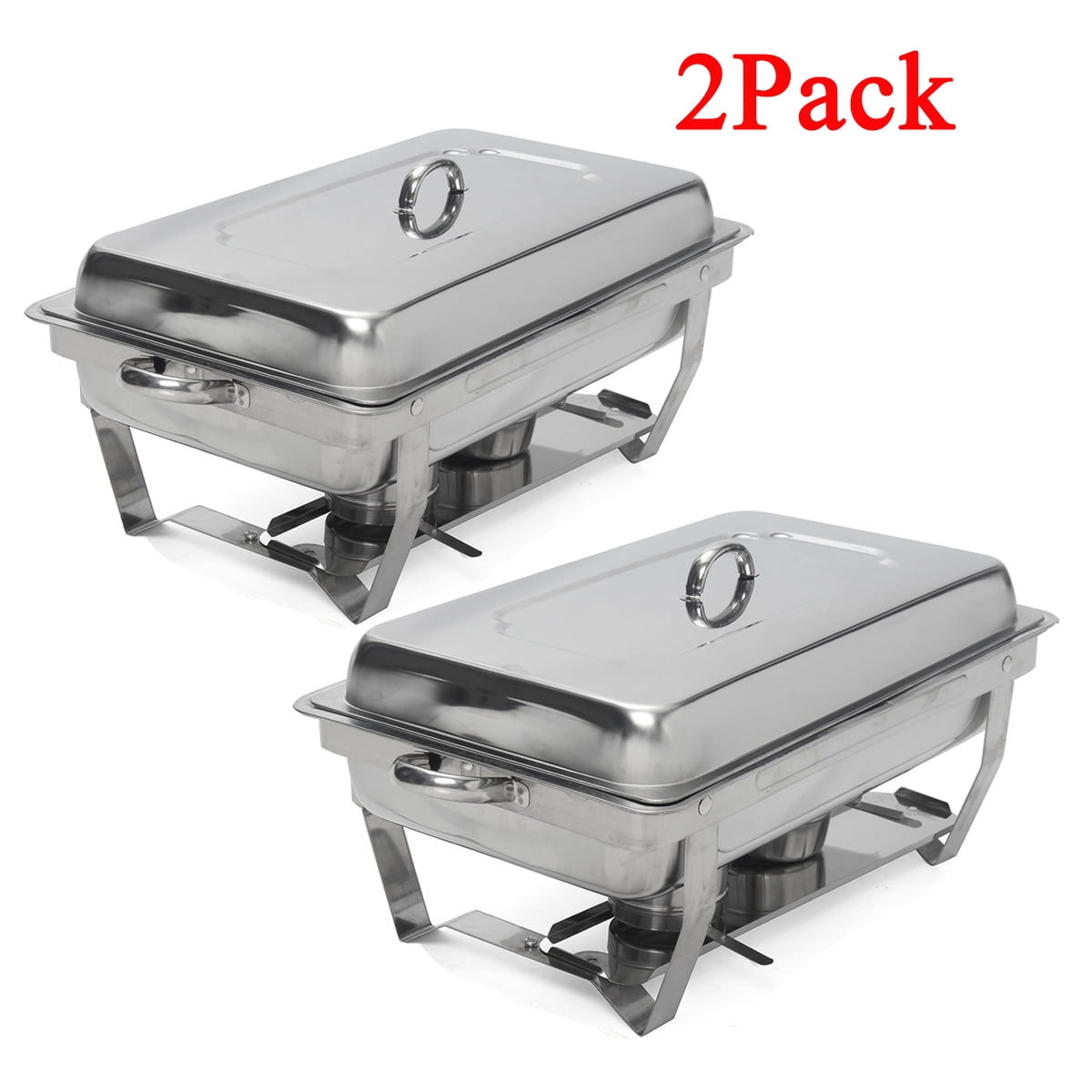 9 Quart Full Size Stainless Steel Chafer with Folding ...