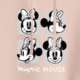 thumbnail image 3 of Disney - Mickey & Friends - Minnie Mouse - Black & White Photo Grid - Juniors Cropped Pullover Hoodie, 3 of 5