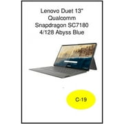 Lenovo Ideapad Duet 5 Chromebook Laptop, 13.3 FHD OLED Touchscreen, Qualcomm Snapdragon SC7180, 4GB RAM, 128GB SSD, Abyss Blue, 82QS0001US