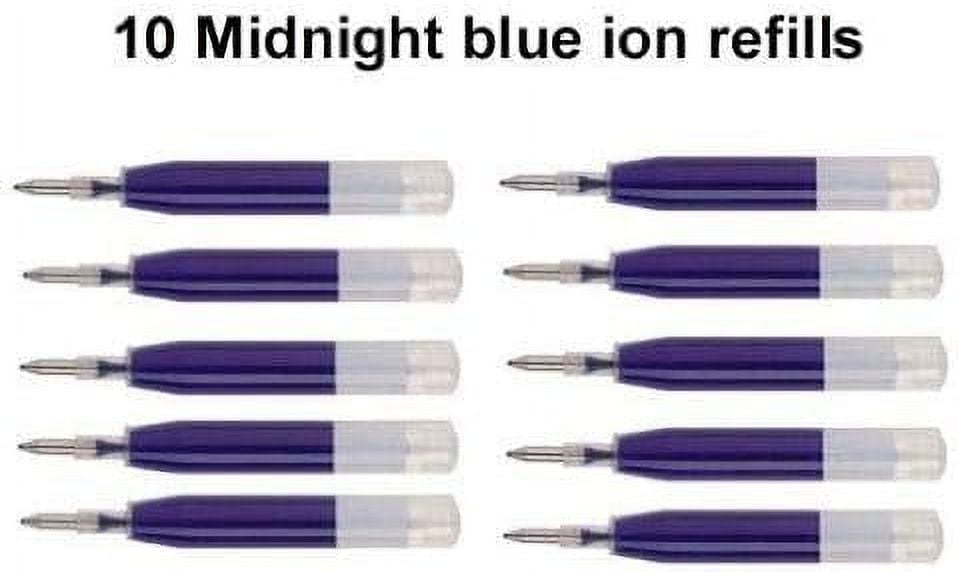 10  Gel Refill [Bulk Packing] for Cross and Sheaffer Ion Pen. Blue Gel (Blue)