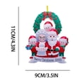 thumbnail image 3 of XWSHYW Adornos Colgantes Adornos Navideños Personalizados 2022 Familia de Muñecos de Nieve Adorno Navideño Familiar Árbol de Navidad Personalizado, 3 of 3