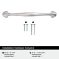 thumbnail image 3 of Amerock Fairfield 5-1/16 inch Center-to-Center Polished Chrome Cabinet Pull, 10 Pack, 3 of 4
