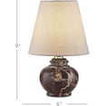 thumbnail image 2 of Oxblood Piccolo Brown Mini Table Lamp Bunny Williams Collection, 2 of 7
