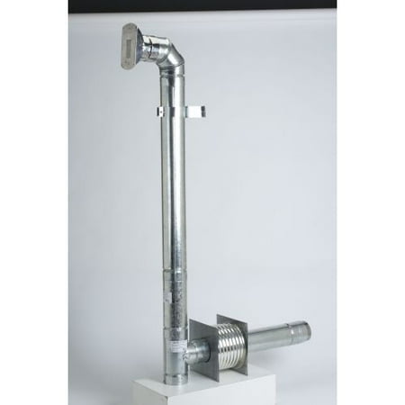 Metalbest 3VP-KIT VP 3" Inner Diameter - VP Pellet Vent Pipe - Thru-the-wall Kit