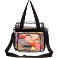 thumbnail image 5 of Bolso transparente del bolso de la playa del bolso del viaje con el bolso del lavado del pvc de la prenda impermeable del bolso del teléfono móvil de la cremallera Rojo Verde, 5 of 5