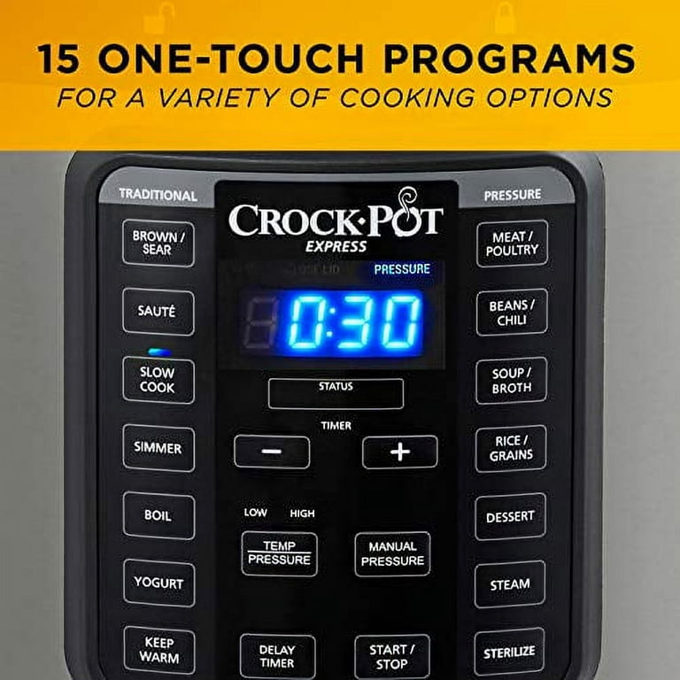 Crock-Pot Multi Function 10 Qt Express Slow Cooker Bundle w