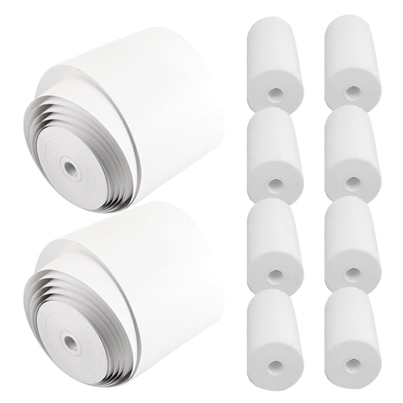 HONMEET White Thermal Paper Roll Compatible with Credit Card Machines, POS Receipt Printer Paper, 3 1/8 x 230 ,