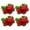 A, variant on Flowers Pack of 4 Geraniums Bundles Full Silk Flower Geranium Bush for Home Garden Wedding Indoor Outdoor 4PCS