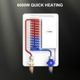 thumbnail image 5 of CAMPLUX 6 kW 240 V Point of Use Electric Tankless Water Heater, TE06Pro, 5 of 8