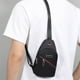 thumbnail image 4 of mfyjkho Bolso bandolera impermeable para hombre, multifuncional, ligero y bandolera de tela resistente para deportes al aire libre y viajes (1 unidad), 4 of 7