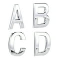 thumbnail image 1 of Uxcell 2.76 Pulgadas Letras de Casa Autoadhesivas de ABS Plating Tonal Plateado 1 Juego, 1 of 4