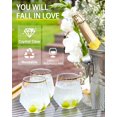 thumbnail image 2 of Plastic Stemless Wine Glasses Maaacute 40 Pack 350mL Gold Rim, 2 of 7