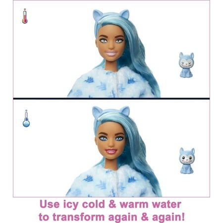 Barbie - Cutie Reveal Snowflake Sparkle Series 11.9" Husky Doll