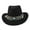 Black, variant on Classic Unisex Adult Fedoras Caps Cowboy Hat Costume Jazz Top Hat Accessories Panama Hat Wide Hat for Mardi Gras, Holidays, Red
