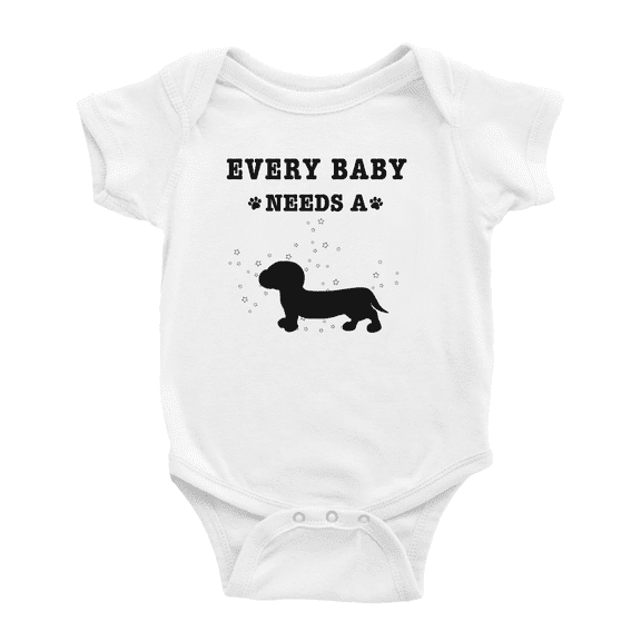 Every Baby Needs A Dachshund Dog Cute Baby Jumpsuits For Boy Girl 0-3 Months