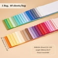 thumbnail image 2 of 40 Sheets Cotton Fabrics Quilting Strips Fabric Strips for Quilting Colorful Cotton Craft Fabric Bundle Precut Patchwork Cotton Square for DIY Crafts, 2 of 7