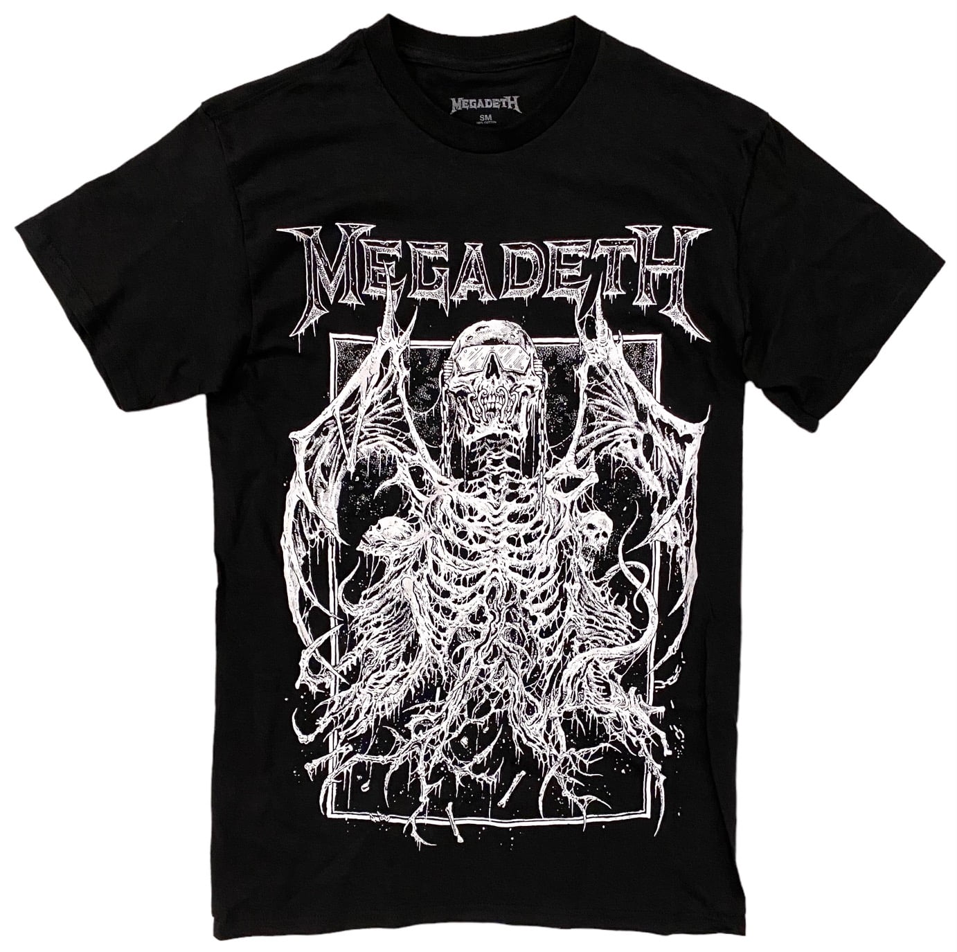 Megadeth Men's Officially Licensed Concert Tour 2022 Double Side Tee T