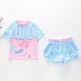 thumbnail image 2 of LRen Swimsuit for Girls 14-16 2 Piece Ruffles Beach Rash Guard Swimwear for Girls Cute Funny Summer Rash Guard Sling Bikini Girl Beach Swimwear Bathing Suit Set for Little Girls, 2 of 9