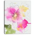 thumbnail image 2 of Fleurs Rose Clair Aquarelle - Impression sur Toile Florale, 2 of 3
