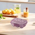 thumbnail image 5 of Stackable Portable Egg Storage Container with Lid Plastic Egg Holder for Refrigerator Dustproof Dispenser for Camping and Kitchen Organization, 5 of 9