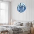 thumbnail image 6 of Wall Clock Blue Abstract Paint Clocks PVC Silent Non-Ticking Battery Operated Decorative Modern Art Ombre Graffiti Round Clock for Home Living Room Kitchen Bedroom Office School Wall Decor 10 Inch, 6 of 9