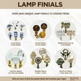 thumbnail image 2 of Royal Designs 16" Shallow Bell Lamp Shade Black with Gold Lining, 2 of 2