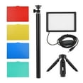 thumbnail image 2 of Lámpara de fotografía Andoer Kit de Luz de vídeo LED 3200K-5500K 120 piezas de cuentas 14 niveles regulables con soporte de trípode ajustable 148 cm, 2 of 8