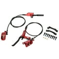 thumbnail image 4 of 4 Piston Oil Brake, Adjustable Bilateral Oil Brake CNC Left Front With Screw For Cycling Black,Red,Blue,Purple, 4 of 8