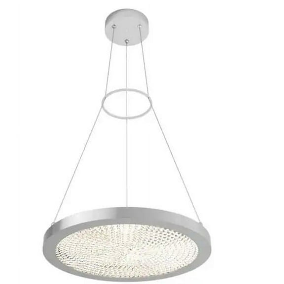 Artika Glam 18-Watt Integrated LED Chrome Modern Hanging Pendant