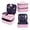 PinkGold, variant on Nail Polish Organizer Case, Double-Layer Nail Polish Storage with Adjustable Dividers, Portable Nail Polish Bag for Nail Gel Nail Lamp and Manicure Tools,PinkGold