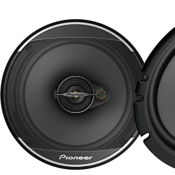 Pioneer TS-A1671F 3-Way Coaxial Car Speakers 6.5 Inch Enhanced Bass Black Gold
