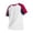 White, variant on Mens T-Shirts 2026 Summer Color Block Crew Neck Short Sleeve Ice Silk Sport Top for Running Wear
