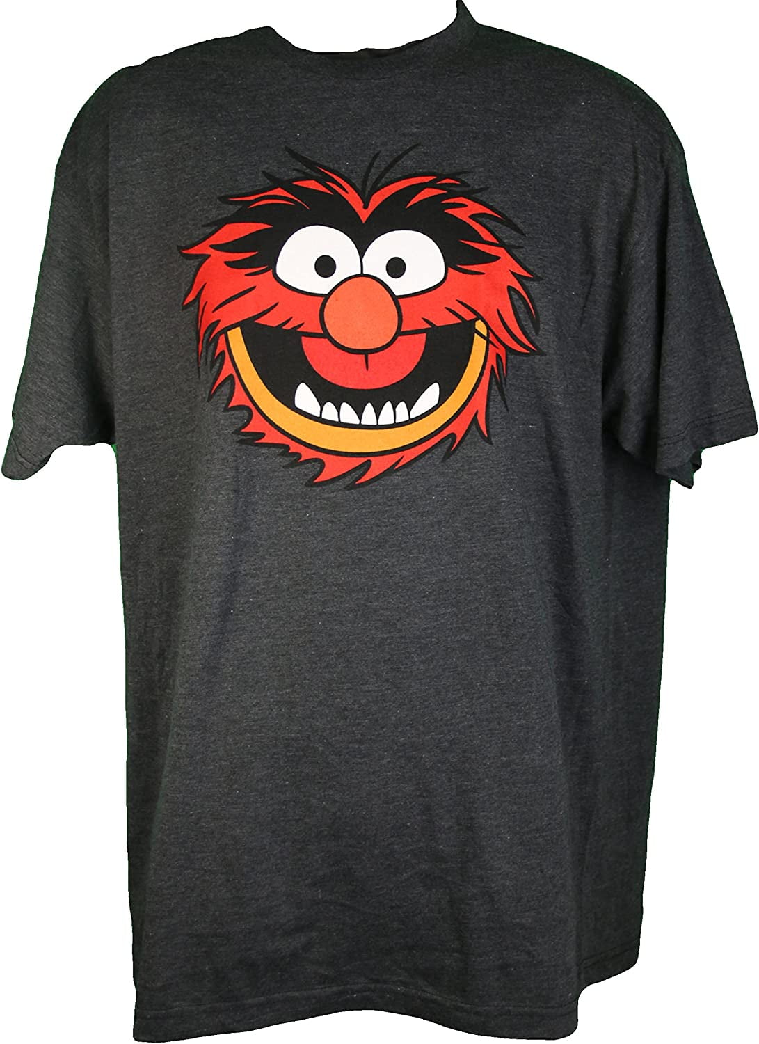 The Muppets Animal Men's Tee Shirt Charcoal XL - Walmart.com