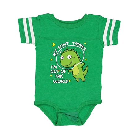 

Inktastic My Aunt Dinosaur Boys or Girls Baby Bodysuit