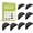 Black-4 Pairs, variant on Bukihome Shoe Filler Insert - 4 Pairs Shoe Filler for Too Big Shoes, Heel Cushions for Women, Toe Inserts, Size Reducer Make Shoes Fit, Cushions for Women, Black, M