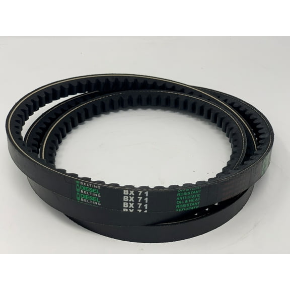 BX71 Classic Cogged V-Belt 21/32 x 74in Outside Circumference