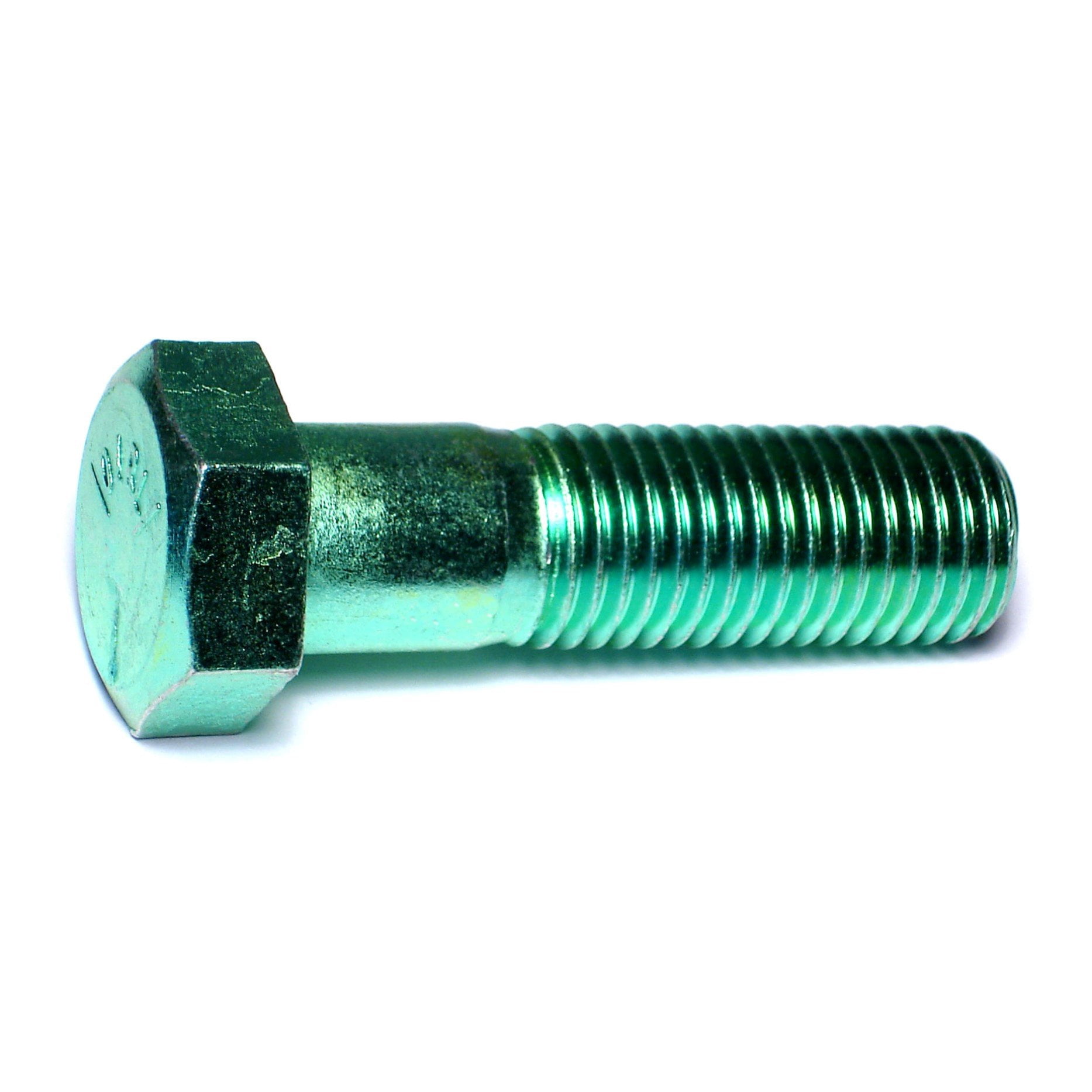 3/8-16 x 2-1/2 NC Grade 5 Hex Cap Screws Zinc Bolts Coarse Thread (QTY 50
