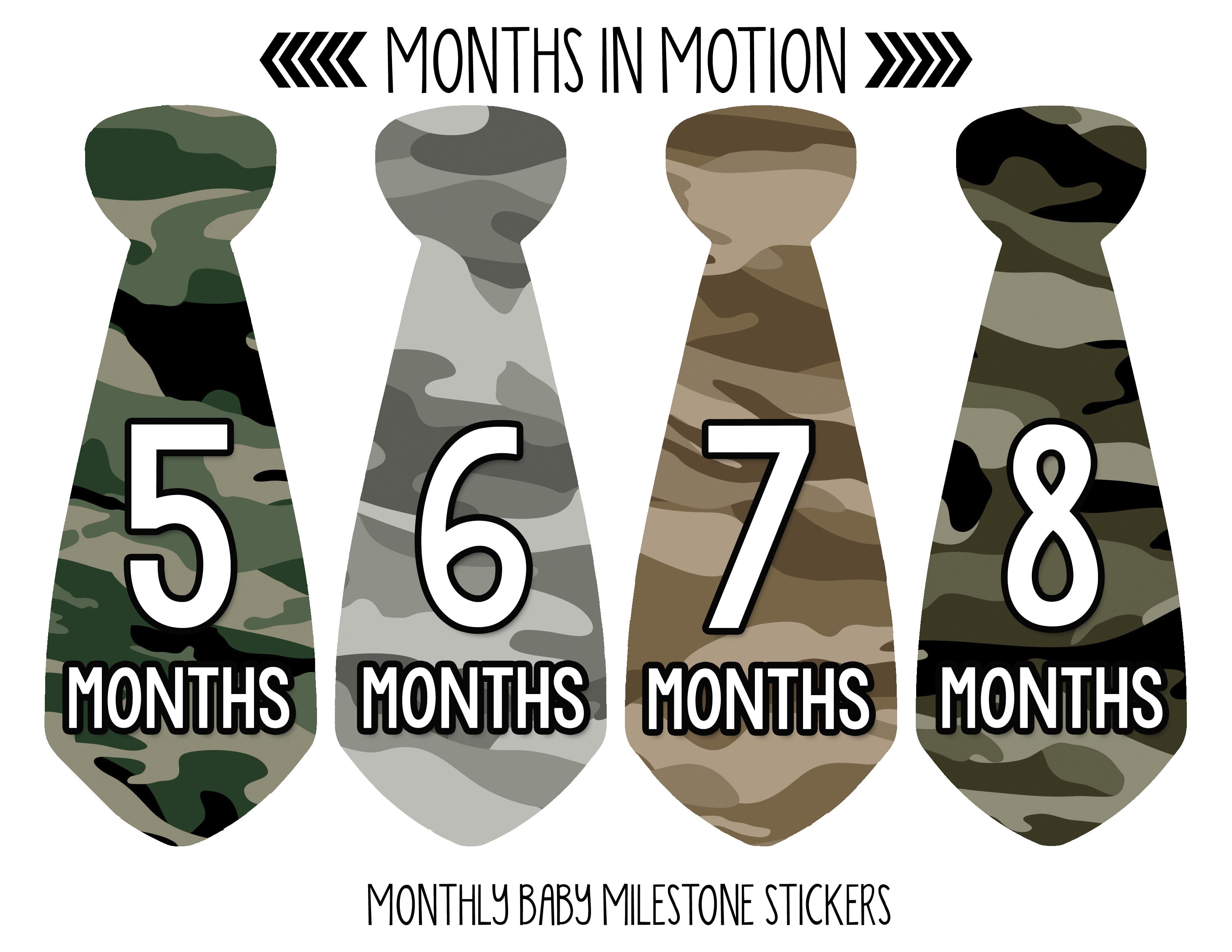 Months In Motion Baby Monthly Necktie Stickers Baby Milestone Tie Stickers Newborn Boy Stickers Month Stickers For Baby Boy Baby Boy Stickers Newborn Monthly Milestone Stickers