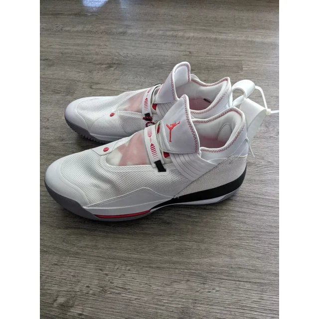 Ni - ke Men's Size 17 - Air Jordan XXXIII Low SE White Cement Shoes CD9560-106