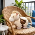 thumbnail image 4 of 2026 Year of The Horse Soft Plush Pillow, 7.9in Cute Stuffed Toy, Suitable for Adults and Teenagers, Perfect Birthday or Party Gift and Home Decor Accessory, White, 4 of 8