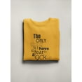 thumbnail image 3 of Fear The Lack Of Pizza Quote. Sweatshirt Women -Image by Shutterstock, Female Large, 3 of 4