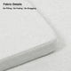 thumbnail image 5 of Cojín para silla con lazos para sillas de comedor Almohadilla para silla de comedor de cocina antideslizante y cojín para asiento con funda lavable a máquina - Blanco roto, 5 of 5