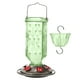 thumbnail image 2 of Comedero de vidrio para colibríes, colgante para exteriores, con foso para hormigas y 6 puertos de alimentación. Alimentador de néctar para decoración de jardín., 2 of 7