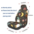 thumbnail image 2 of Lsque Gnome Insect Frog Pattern Car Seat Covers for Front Seats , Waterproof Seat Covers for Cars, Sporty Front Seat Covers,Car Seat Cover Protector Front Seats, 2 of 5