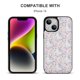 thumbnail image 5 of Funda tipo cartera con diseño floral para iPhone 14, tarjetero, tapa trasera tipo libro de piel sintética con función atril, ranuras para tarjetas, cierre magnético doble, antigolpes., 5 of 6