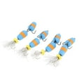 thumbnail image 2 of 4Pcs Cebos De Pesca De 3 Pulgadas Crankbaits Señuelos Flotantes De Superficie Con Anzuelos, 2 of 8