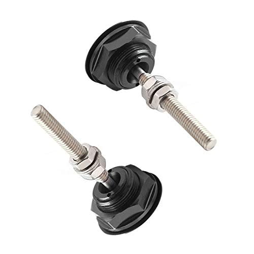 ANJOSHI Quick Release Latch Universal Push Button Low Profile Hood Pins Lock Car Lock Clip Kit 1.25 Quick Latch for Hood Bumper or DIY 