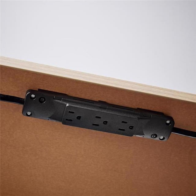 Charg 3010119 10 ft. 6 outlets 1000 J Power Strip with Surge Protection, Black