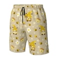 thumbnail image 5 of Naloa Cute Bee Gnomes Men's Beach Shorts, Surfing shorts, Swim trunks, Quick Dry Swim Trunks for Surfing Beach Fun - Medium, 5 of 9