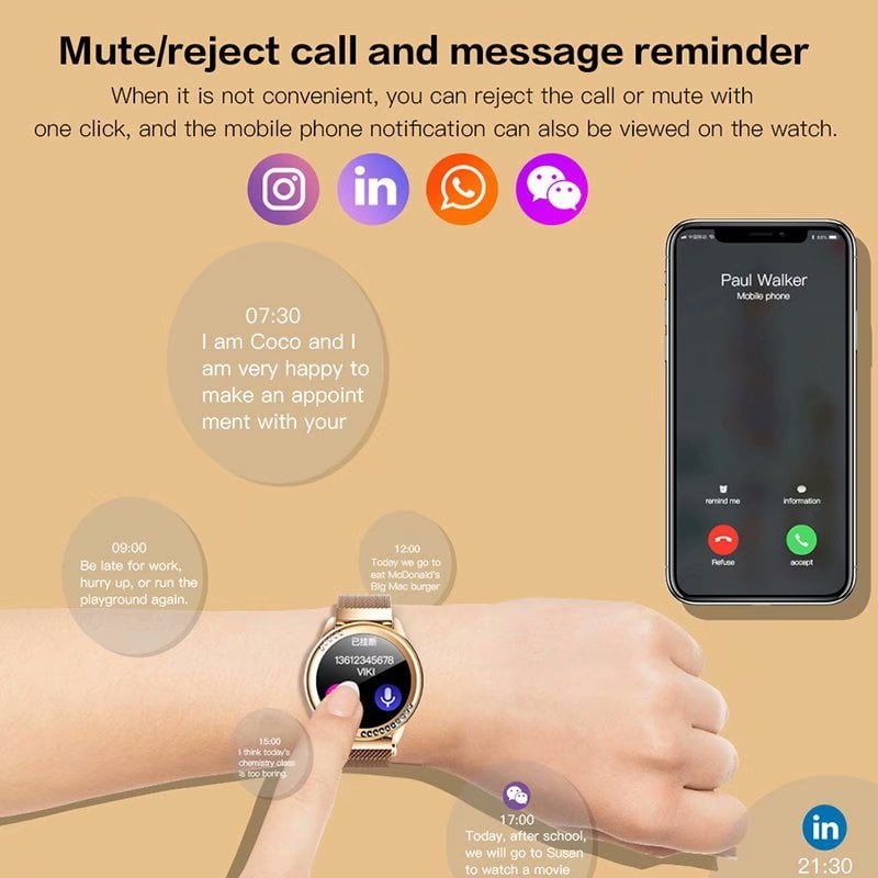 coco trending smartwatch for iphone